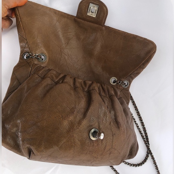 💎 STUNNING 💎 2 way CHANEL CAVIAR BAG FLAP - Picture 12 of 16